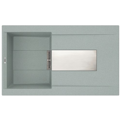 ELLECI SIREX 400 granitový drez, HSB cromo