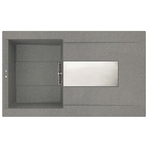ELLECI SIREX 400 granitový drez, HSB titanium ELLECI SIREX 400 granitový drez, HSB titanium