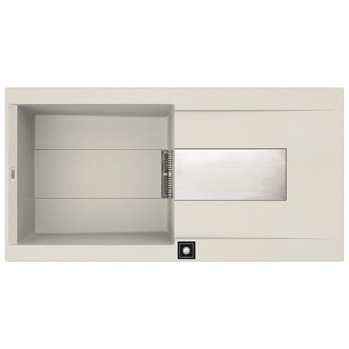 ELLECI SIREX 480 granitový drez, HSB titano