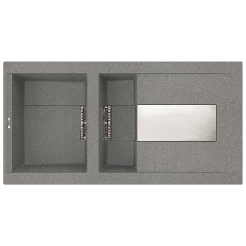ELLECI SIREX 490 granitový drez, HSB titanium ELLECI SIREX 490 granitový drez, HSB titanium