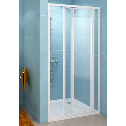 RAVAK SUPERNOVA SDZ3-90 sprchové dvere zalamovacie, white + transparent 02V70100Z1