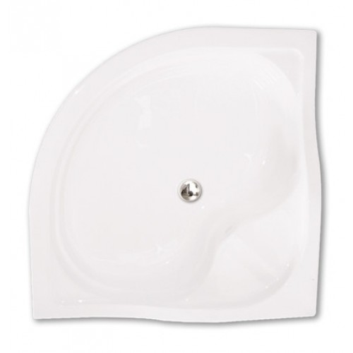 ROLTECHNIK Štvrťkruhová samonosná polohluboká vanička SEMIDEEP NEO/900 8000198