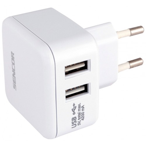 SENCOR SCH 640 AC nabíjačka 2xUSB / 4,2A 30016708
