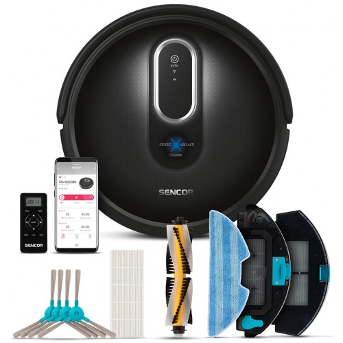 SENCOR SRV 6250BK-EUE3 robotický vysávač 41012758 SENCOR SRV 6250BK-EUE3 robotický vysávač 41012758
