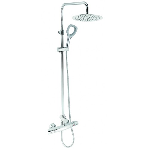 NOVASERVIS METALIA 57 ECO+ Sprchová súpr.+ sprch.termostat.batéria 57963 SETECO/TER,0