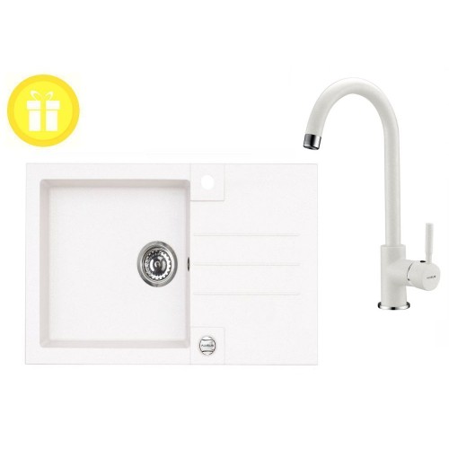 ALVEUS set drez Rock 130 + batérie AM 120 white + darček