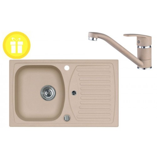 ALVEUS set drez Record 30 beige + batérie Nina beige + darček