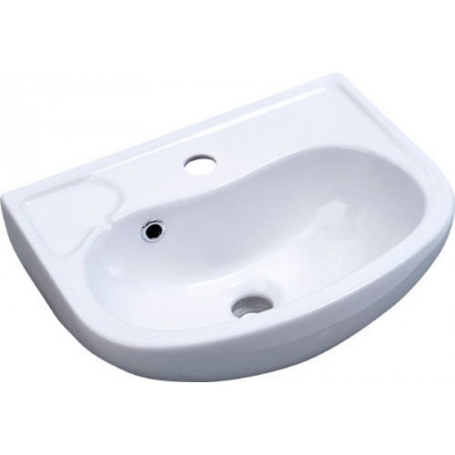 AQUALINE SMALL keramické umývadlo 45x35cm, 10TP71045 AQUALINE SMALL keramické umývadlo 45x35cm, 10TP71045