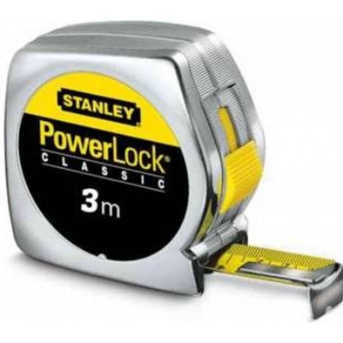 Stanley 1-33-238 PowerLock Zvinovací meter 3m/12,7mm, puzdro z ABS materiálu Stanley 1-33-238 PowerLock Zvinovací meter 3m/12,7mm, puzdro z ABS materiálu