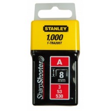 Stanley 1-TRA208T Spony štandardné typ A 5/53/530 - 12mm/1/2", 1000ks