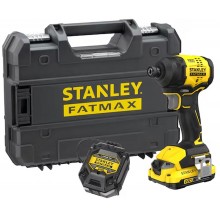 Stanley SFMCF811D1T FatMax V20 Bezuhlíkový aku rázový uťahovač 1/4" (18V/1x2,0Ah), kufor