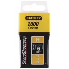 Stanley 1-TRR134T Spony štandardné typ H - 6mm/1/4", 1000ks