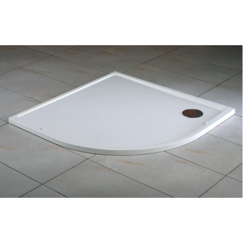 RONAL SWMR Marblemate štvrťkruhová sprchová vanička 90x90cm, R55 , SWMR55090004