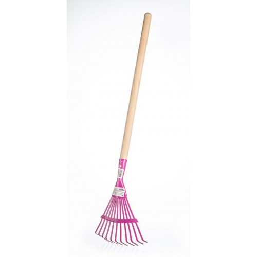 Hrable planžetové s násadou kov / drevo 80cm, ružové Hrable planžetové s násadou kov / drevo 80cm, ružové