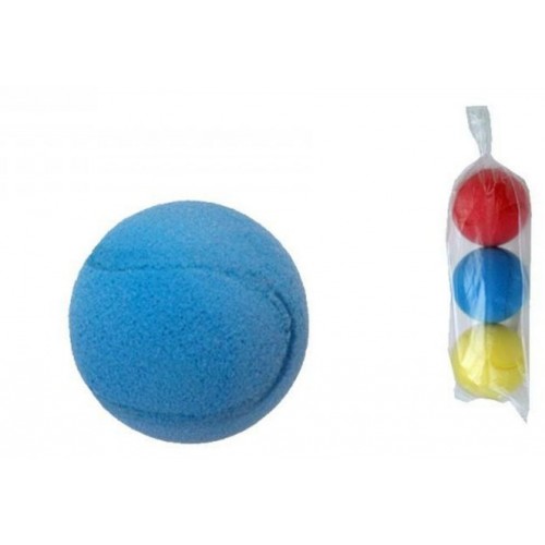 Soft loptu na soft tenis penový priemer 7cm 3ks v sáčku Soft loptu na soft tenis penový priemer 7cm 3ks v sáčku