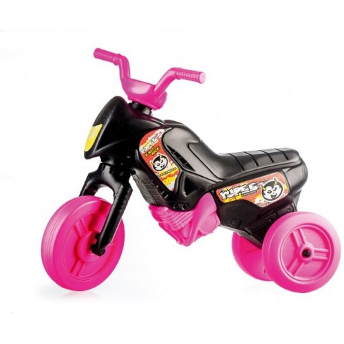 Odrážadlo Enduro Yupee čierne malé plast výška sedadla 26cm nosnosť do 25kg od 12 mesiacov