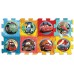 Penové puzzle Cars / Autá 32x32x1cm 8ks v sáčku
