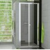 RONAL TOPK TOP-Line zalamovacie dvere 90 cm, aluchrom / Durlux TOPK09005022