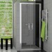 RONAL TOPP2 TOP-Line dvojkrídlové dvere 90-120 cm, aluchrom / sklo číre TOPP2SM25007