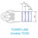 ROLTECHNIK nastavovací profil pre TCxx, 10/2000 mm, brillant P3063