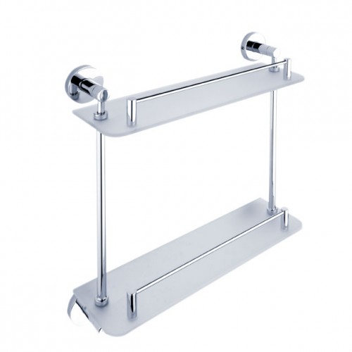 NIMCO UNIX polička dvojposchodová s ohrádkou, rovná 40cm UN 13092CX-26 NIMCO UNIX polička dvojposchodová s ohrádkou, rovná 40cm UN 13092CX-26