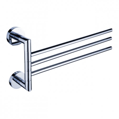 NIMCO UNIX trojitý otočný držiak na uteráky, chróm UN 13096-3-26 NIMCO UNIX trojitý otočný držiak na uteráky, chróm UN 13096-3-26