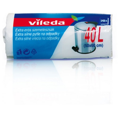 VILEDA Extra silné vrecia na odpadky 40 L (20ks) 148031