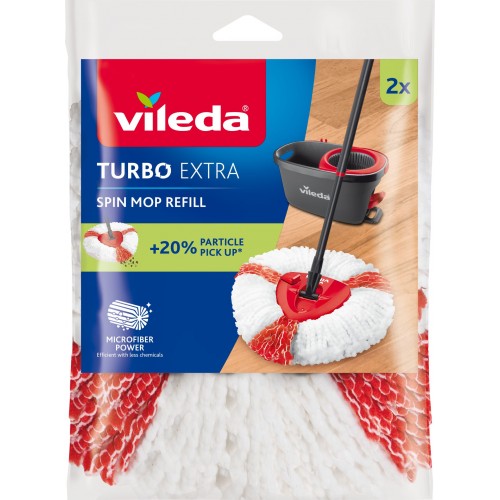 VILEDA TURBO 2v1 náhradná hlavica, 2ks 166142 VILEDA TURBO 2v1 náhradná hlavica, 2ks 166142