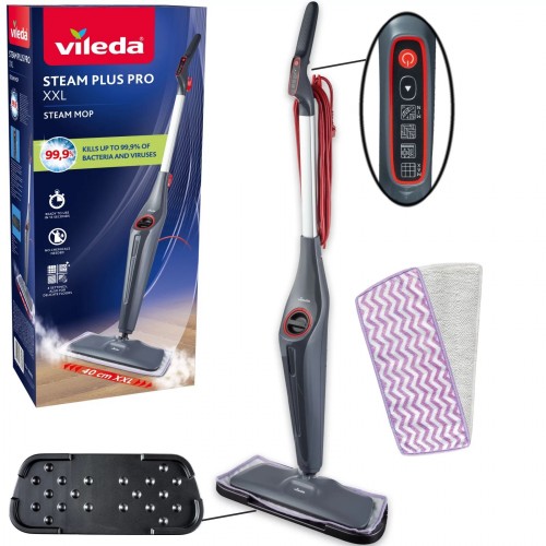 VILEDA STEAM PLUS XXL PRO Parný mop 180835 VILEDA STEAM PLUS XXL PRO Parný mop 180835