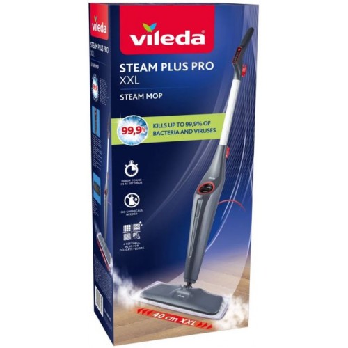 VILEDA STEAM PLUS XXL PRO Parný mop 180835 VILEDA STEAM PLUS XXL PRO Parný mop 180835