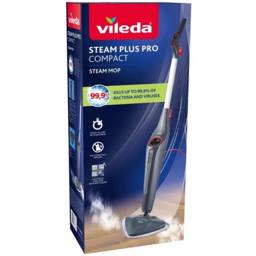 VILEDA STEAM PLUS PRO Parný mop 180839 VILEDA STEAM PLUS PRO Parný mop 180839