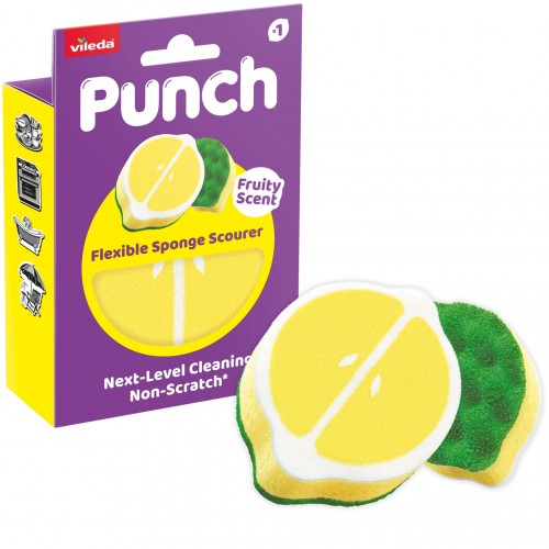 VILEDA PUNCH Lemon hubka 1 ks 182804 VILEDA PUNCH Lemon hubka 1 ks 182804