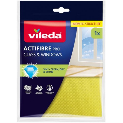 VILEDA Actifibre mikrohandrička na okná 1 ks 183298 VILEDA Actifibre mikrohandrička na okná 1 ks 183298