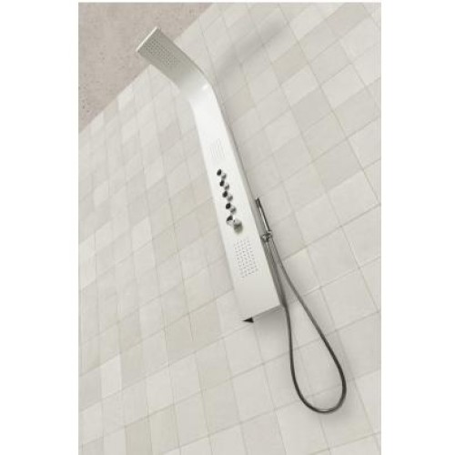 TEIKO Pontos nástenný sprchový panel, biela V261162N90T04001