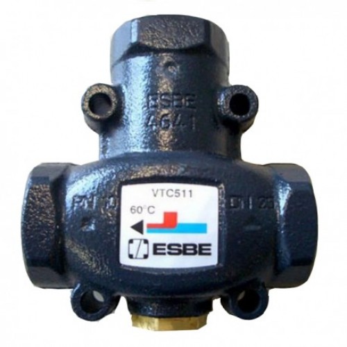 ESBE VTC 511 / 55°C Termostatický ventil,, RP 1 1/4", DN: 32, KVS: 14 m3/hod 51020700