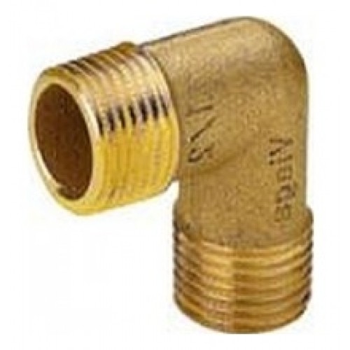 VIEGA Mosadzné koleno 90° 1611 vonkajší 1/2" pochrom 107925V