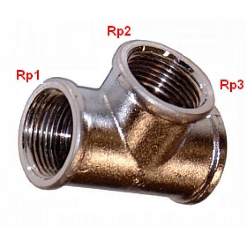 VIEGA Mosadzný T-kus 1622 1/2"x1/2"x1/2" 105525V