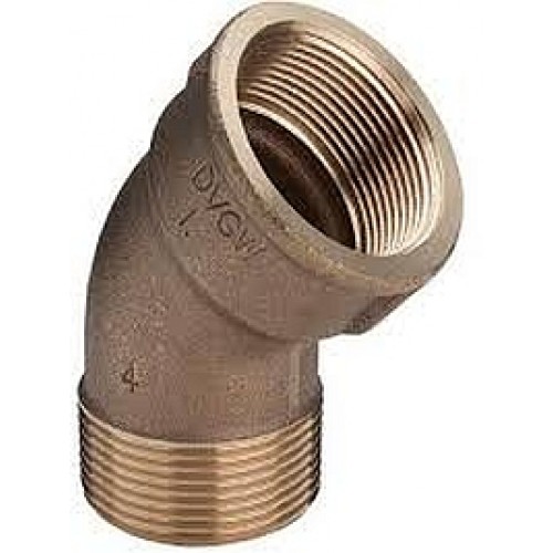VIEGA Bronz závitový oblúk 3121 " 45° 264161 VIEGA Bronz závitový oblúk 3121 " 45° 264161