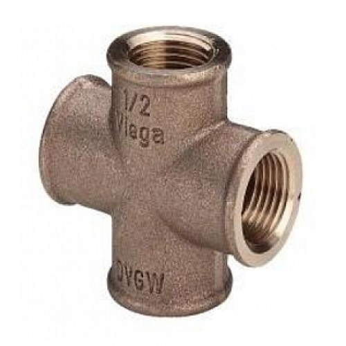 VIEGA Bronz krížový T-kus 3180 1 "320638V