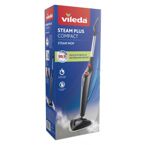 VILEDA Steam Plus Compact parný mop na podlahu 168917 VILEDA Steam Plus Compact parný mop na podlahu 168917