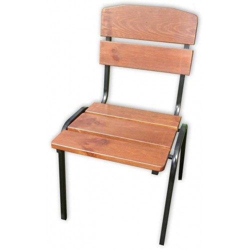 Záhradné kreslo WEEKEND stohovateľné, borovica 1/05