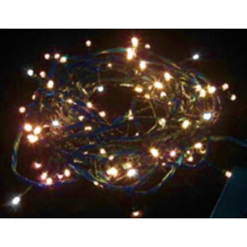 Vianočné osvetlenie reťaz 100 LED - TEPLÉ BIELE / 10LED bliká VS482 Vianočné osvetlenie reťaz 100 LED - TEPLÉ BIELE / 10LED bliká VS482