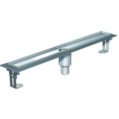 ACO ShowerDrain E žľab 1000 mm, bez roštu, zvislý odtok 9010.66.33