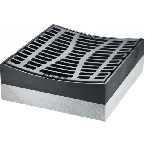 ACO Combipoint PP - mreža žľabová 500x524mm, C250, H175, liatina 89114