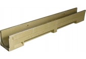 ACO Drain N100-1 žľab 1,0 m, H=13/13,5 cm, so spádom dna 0,5% 405101