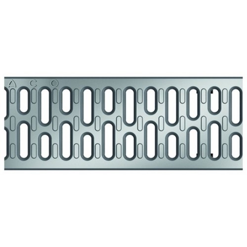 ACO Drainlock V/X100 - C250, rošt mostíkový 0,5 m, nerez 12645