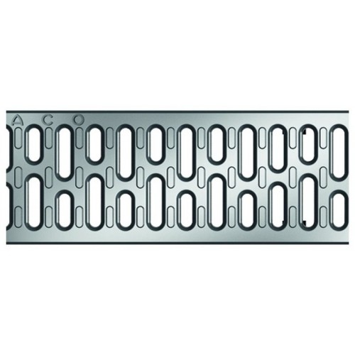 ACO Drainlock V/X100 - C250, rošt mostíkový 1,0 m, nerez 12644