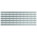 ACO Drainlock V/X100 - B125, rošt s pozdĺžnymi U-profily 1,0 m, nerez 132556