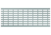 ACO Drainlock V/X100 - B125, rošt s pozdĺžnymi prútmi 1,0 m, nerez 13255