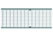 ACO Drainlock V/X150 - B125, mriežkový rošt Q+ 1,0 m, pozinkovaná oceľ 133601